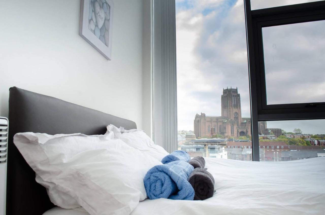 Penthouse In Liverpool City Centre - Free Parking - Balcony - By Happy Days Exterior foto